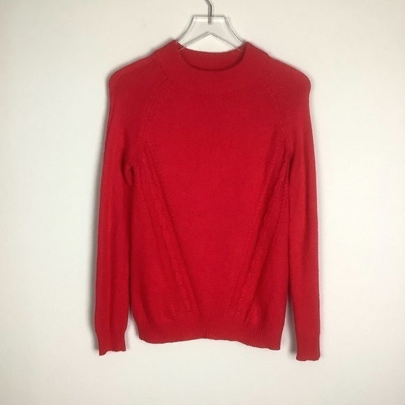 Nanette Leopore Women's 100% 2 Ply Red Cashmere Sweater S‎ - Picture 13 of 14
